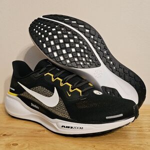 Size 12 Nike Air Zoom Pegasus 41 NFL Pittsburgh Steelers Black Mens FZ5097-001